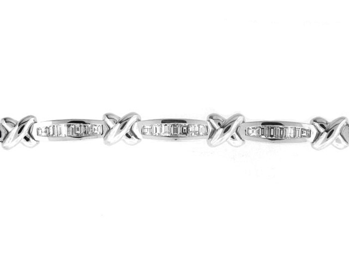 14KT W/GOLD,  BAG 4.17CTW