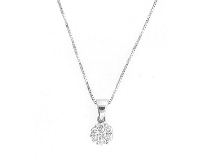 14KT W/GOLD,  RD 0.75CTW