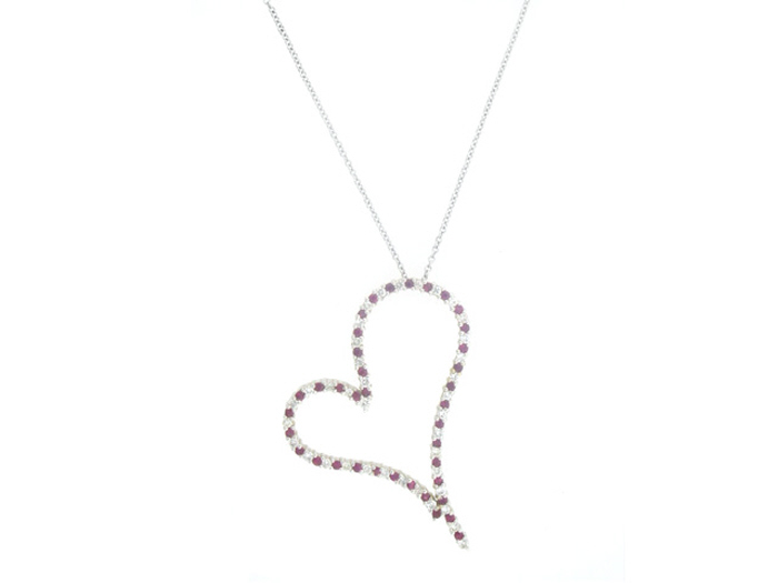 14KT W/GOLD, RD 1.36CTW, RUBY  0.93CTW