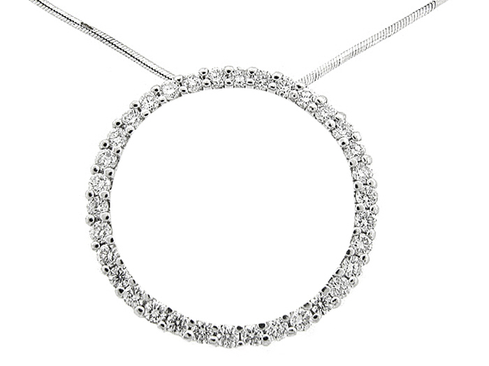14KT W/GOLD,  RD 1.00CTW