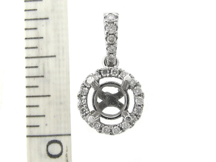 14KT W/GOLD,  RD 0.25CTW