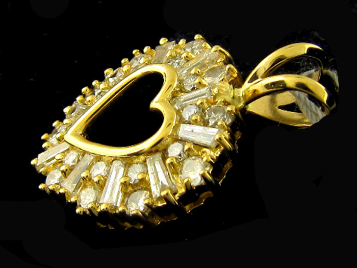 14KT Y/GOLD, BAG 0.50CTW, RD 0.45CTW