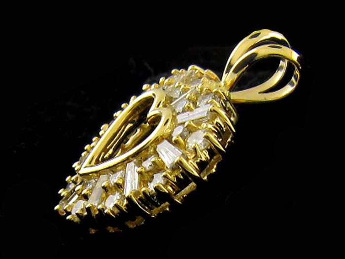 14KT Y/GOLD, BAG 0.50CTW, RD 0.45CTW