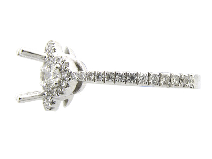 14KT W/GOLD,  RD 0.51CTW