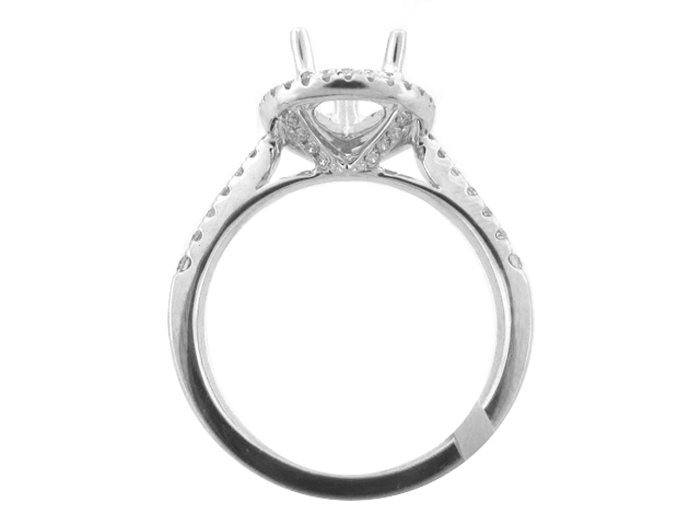 14KT W/GOLD, RD 0.51CTW