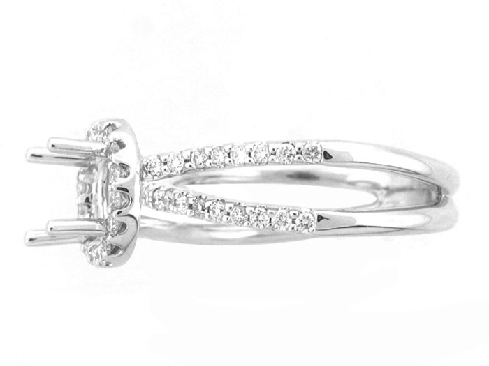 14KT W/GOLD,  RD 0.51CTW