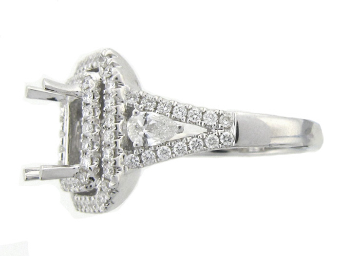 14KT W/GOLD,  RD 0.66CTW, P/S 0.30CTW