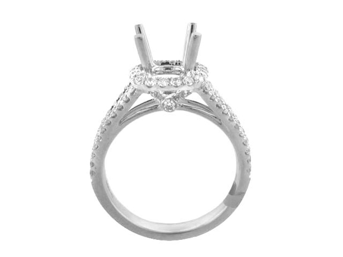 14KT W/GOLD,  RD 0.68CTW