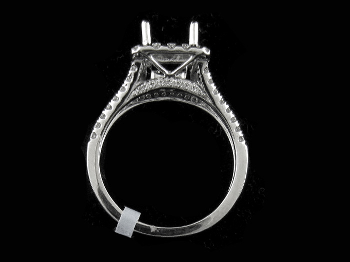 14KT W/GOLD, RD 0.59CTW, 8X6