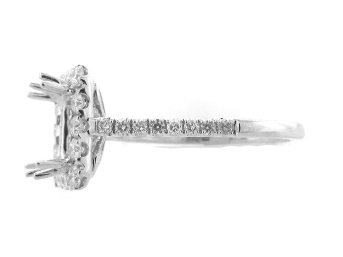 14KT W/GOLD,  RD 0.56CTW