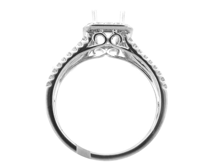 14KT W/GOLD,  RD 0.54CTW