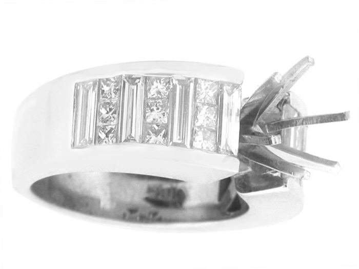 18KT W/GOLD,  BAG 1.31CTW, PR 0.72CTW
