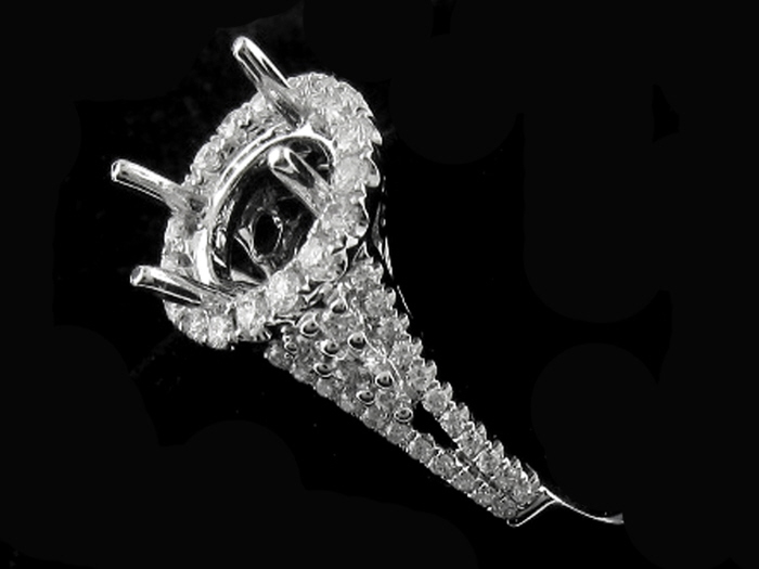 14KT W/GOLD,  RD 0.63CTW, 2CT