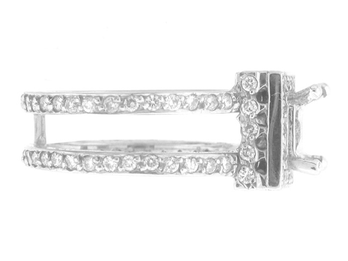 14KT W/GOLD,  RD 0.93CTW