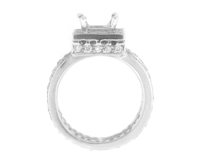 14KT W/GOLD,  RD 0.93CTW