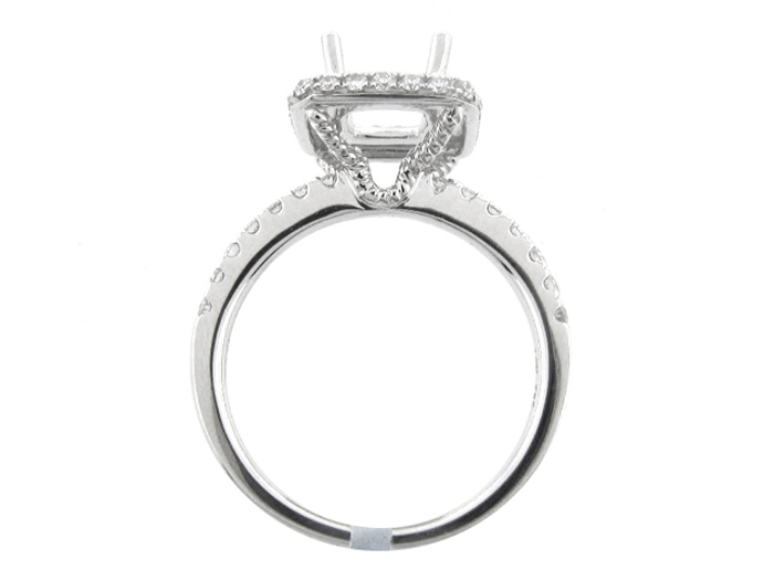 14KT W/GOLD, RD 0.63CTW, 6X6