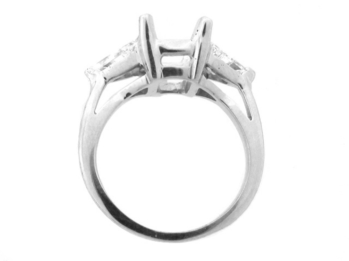 14KT W/GOLD, TRI 0.81CTW