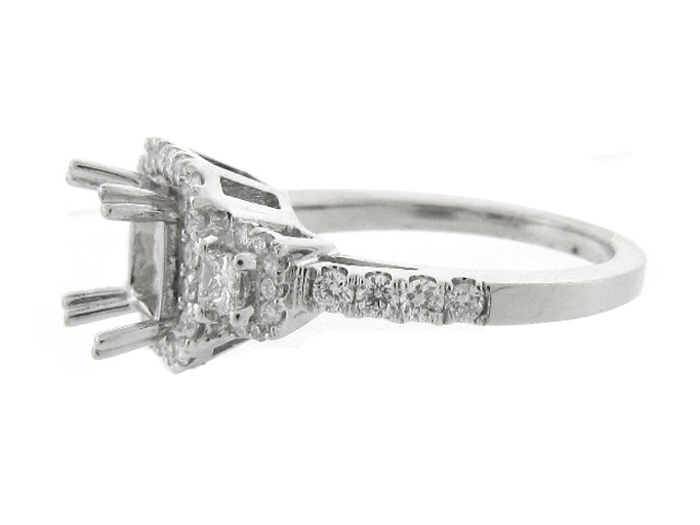 14KT W/GOLD,  PR 0.17CTW, RD 0.39CTW