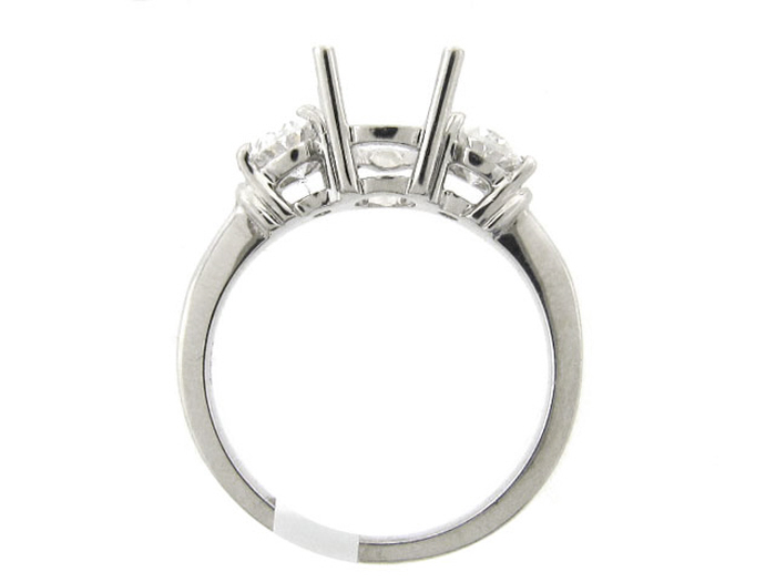 14KT W/GOLD, OV 0.97CTW