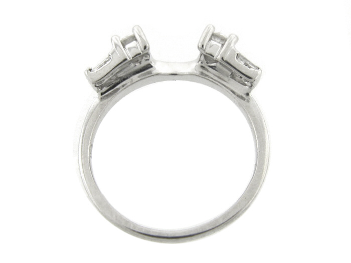 14KT W/GOLD, RD 0.20CTW, BAG 0.15CTW