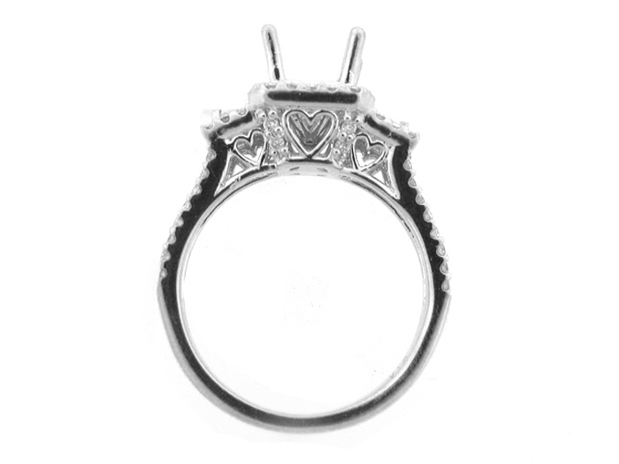 14KT W/GOLD, RD 0.50CTW, PR 0.25CTW