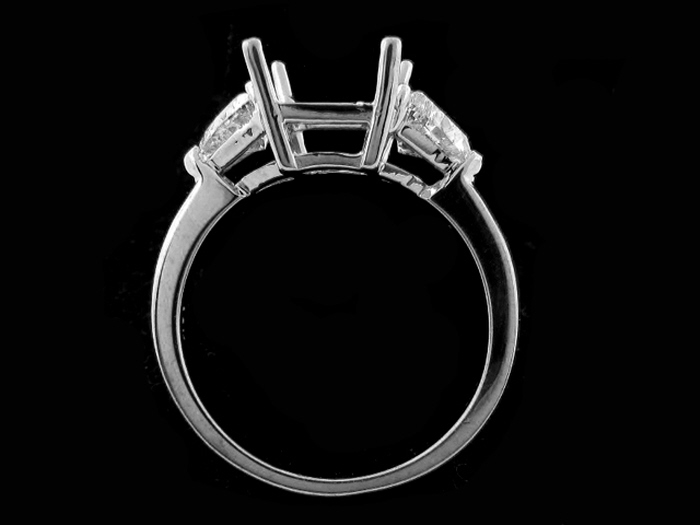 PLATINUM, TRI 0.98CTW