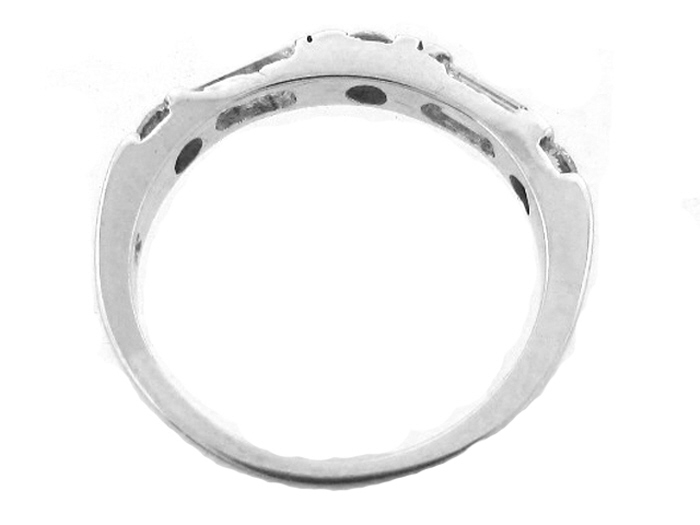14KT W/GOLD,  RD 0.12CTW,  BAG 0.18CTW