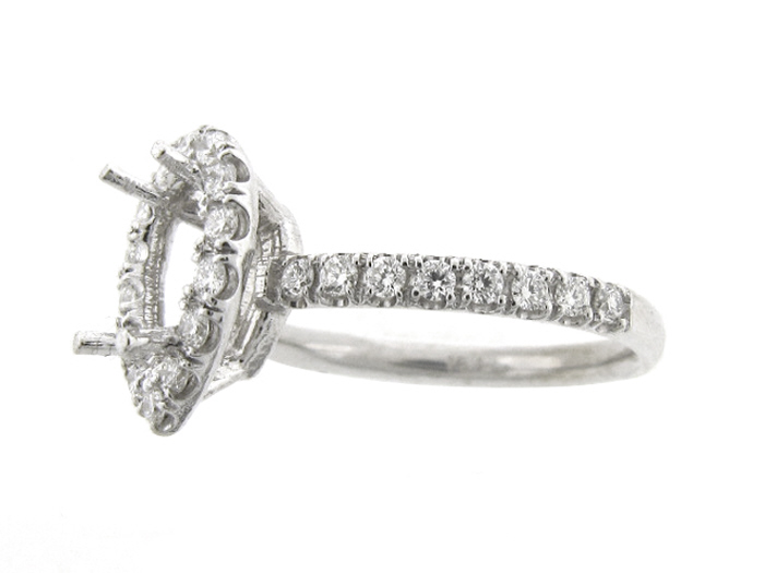 14KT W/GOLD,  RD 0.40CTW