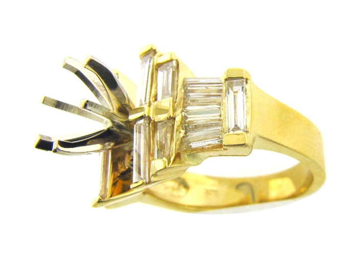 14KT Y/GOLD,  BG 2.02CTW