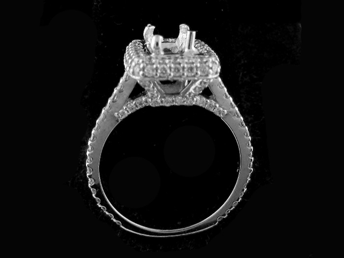 14KT W/GOLD, RD 0.72CTW
