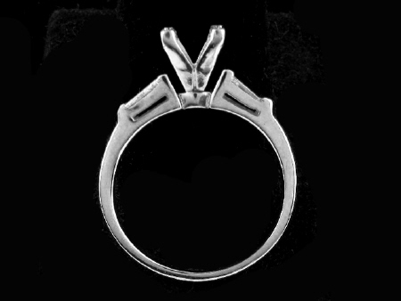 14KT W/GOLD, BAG 0.30CTW