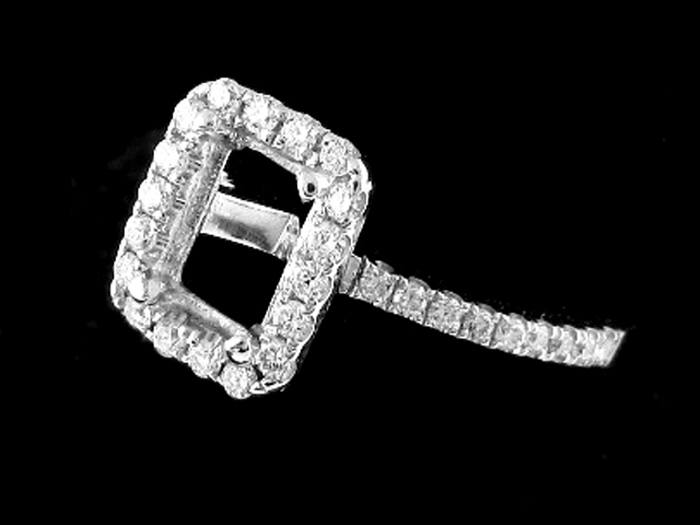 14KT W/GOLD, RD 0.50CTW
