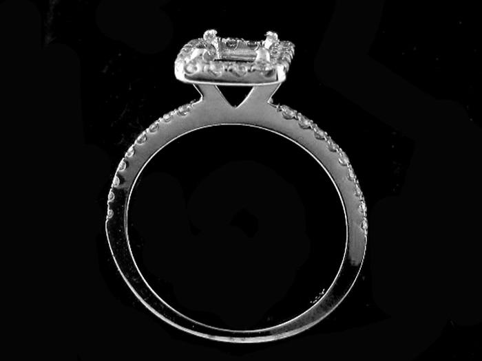 14KT W/GOLD, RD 0.50CTW