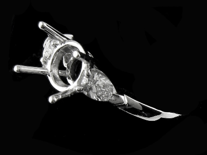 14KT W/GOLD, P/S 0.38CTW