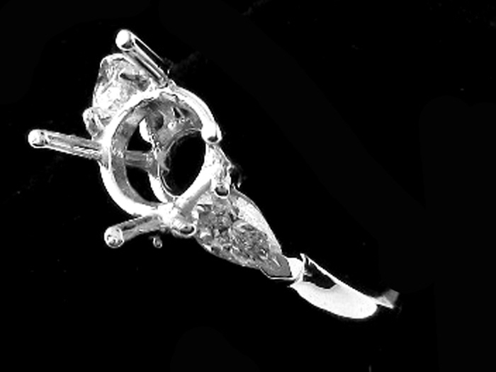 14KT W/GOLD, P/S 0.54CTW