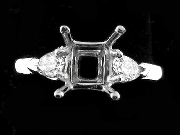 14KT W/GOLD, P/S 0.38CTW