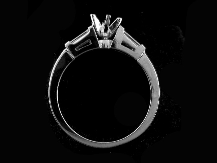 14KT W/GOLD, BAG 0.26CT