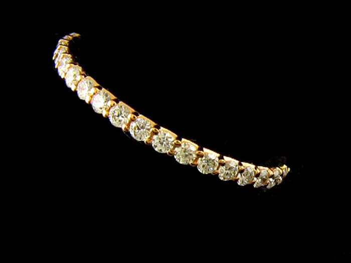14KT R/GOLD, RD 0.35CTW