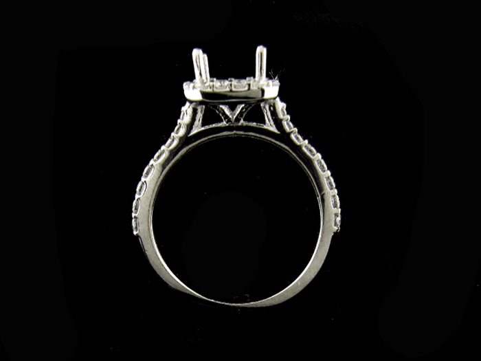 14KT W/GOLD, RD 0.60CTW