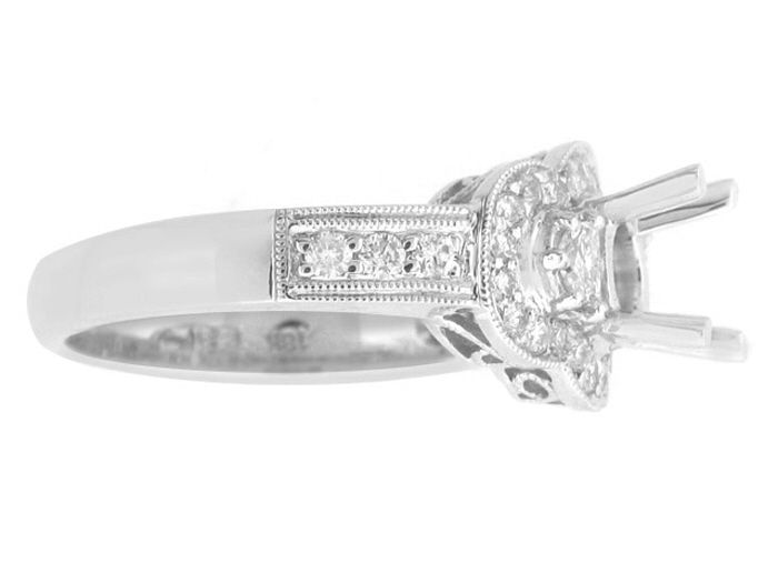 18KT W/GOLD, RD 0.41CTW, HM 0.17CTW