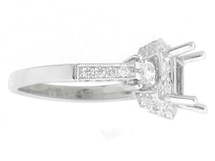 18KT W/GOLD, RD 0.55CTW, HM 0.42CTW