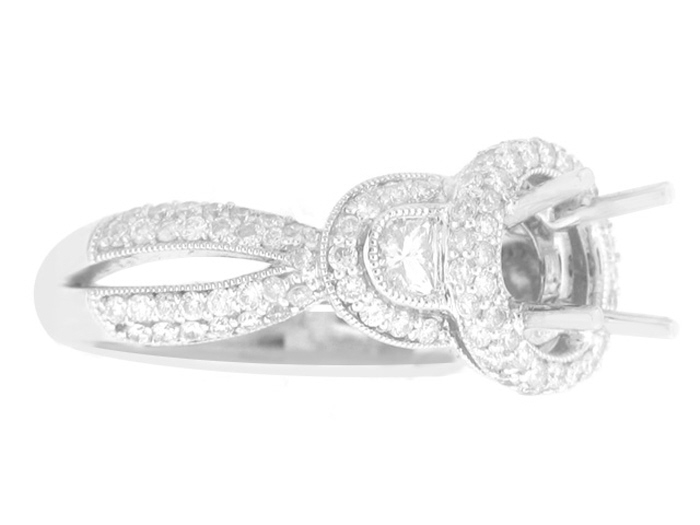18KT W/GOLD, RD 1.25CTW, HM 0.34CTW