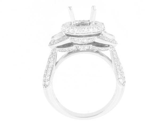 18KT W/GOLD, RD 1.25CTW, HM 0.34CTW