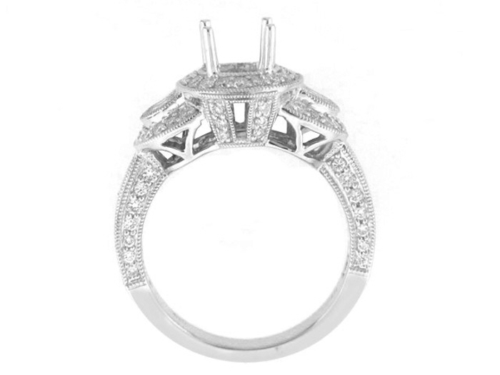 18KT W/GOLD, RD 0.63CTW, HM 0.26CTW, PR 0.43CTW