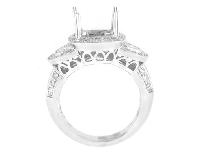18KT W/GOLD, RD 0.60CTW, HM 0.38CTW