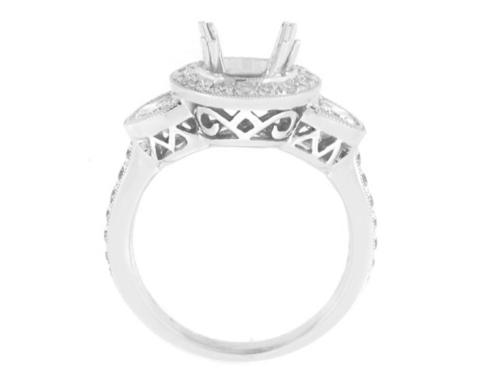 18KT W/GOLD, RD 0.38CTW, HM 0.42CTW